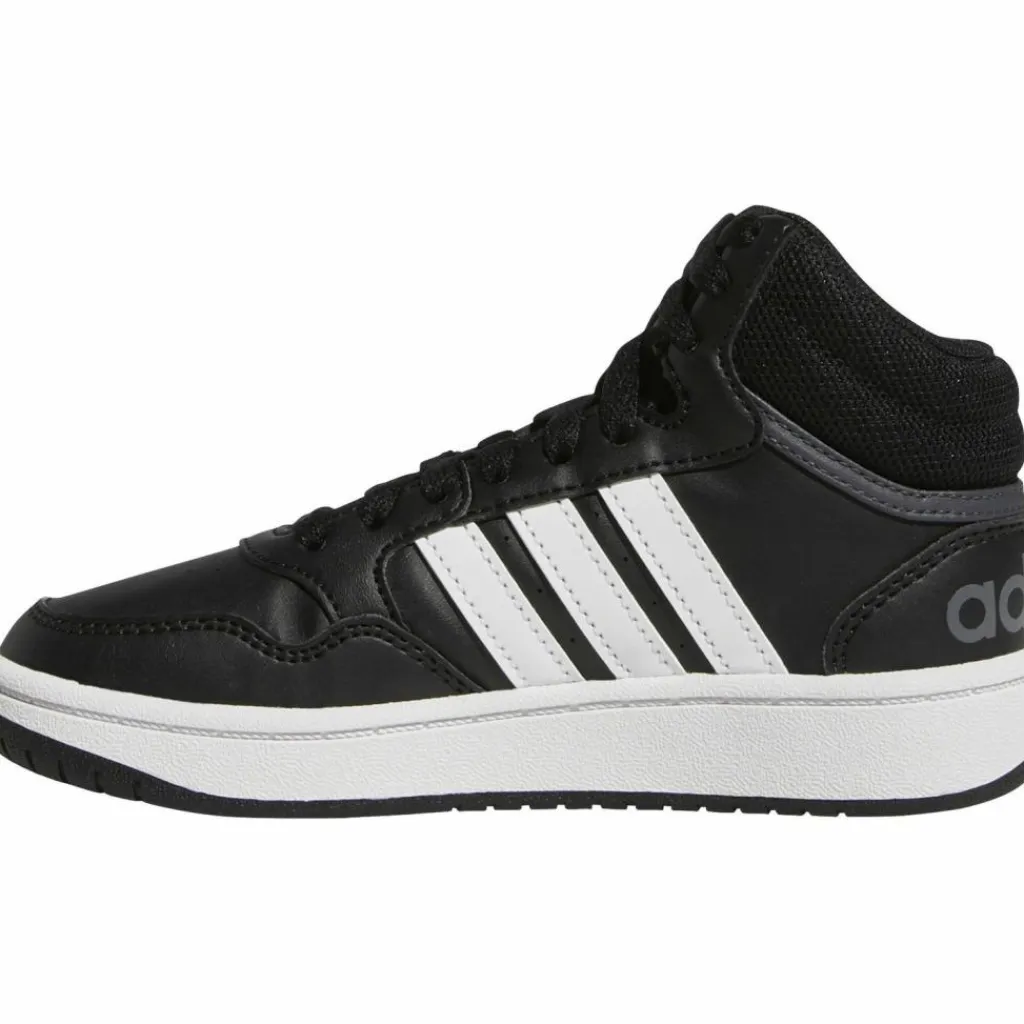 adidas Sneaker<· HOOPS MID 3.0 K core black-ftwr white-grey six