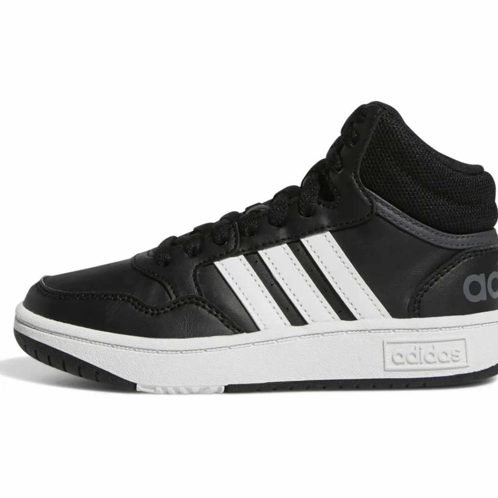adidas Sneaker<· HOOPS MID 3.0 K core black-ftwr white-grey six