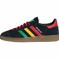 adidas Sneaker|Sneaker<· JamaikaHandballSpezialSchuh Core Black / Pure Ruby / Bold Gold