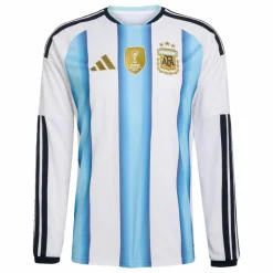 adidas Trikots<· Langärmeliges Heimtrikot Argentina 26 White / Icey Blue / Light Blue