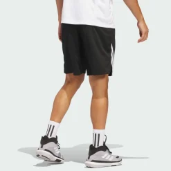 adidas Basketball|Basketball<· Legends 3-Streifen Basketball Shorts Black / White