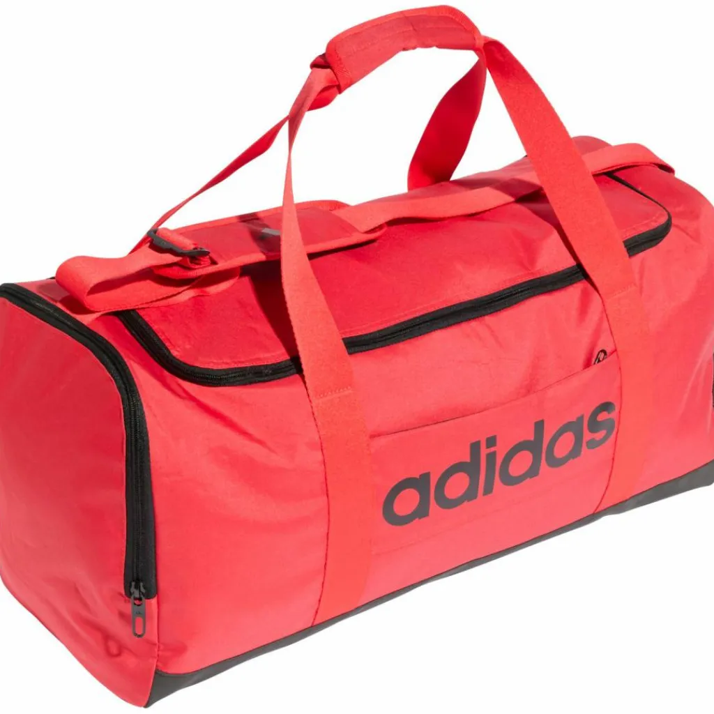 adidas Sporttaschen<· LINEAR DUFFEL pure ruby-black