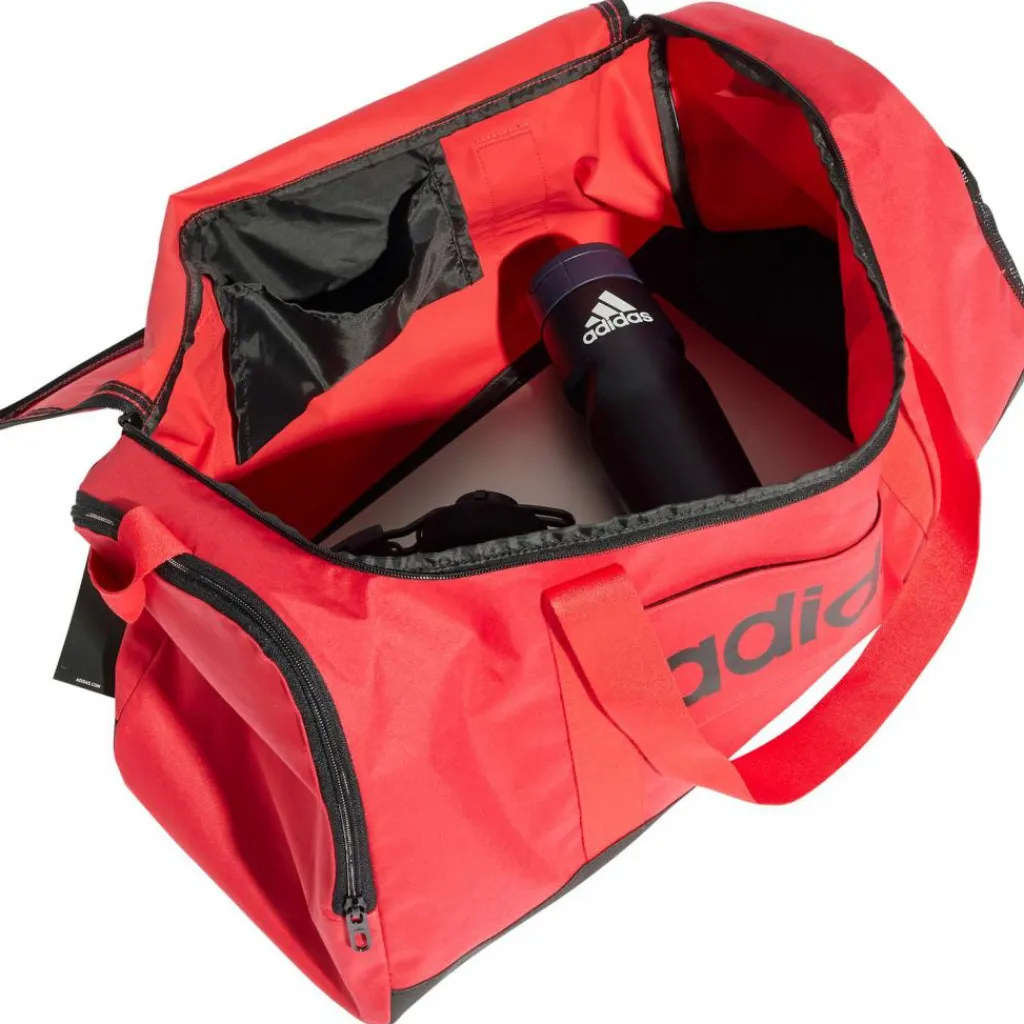 adidas Sporttaschen<· LINEAR DUFFEL pure ruby-black