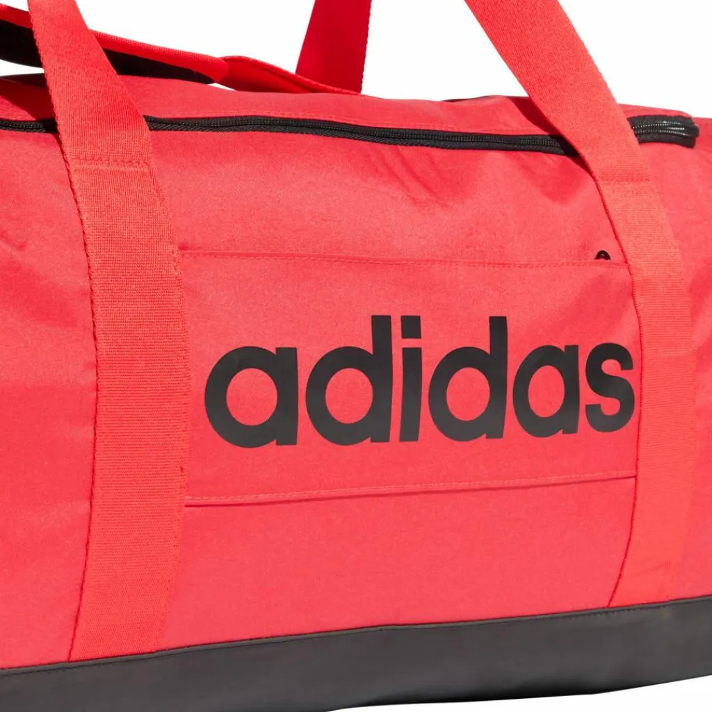 adidas Sporttaschen<· LINEAR DUFFEL pure ruby-black