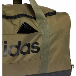 adidas Sporttaschen<· LINEAR DUFFEL olive strata-black