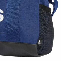 adidas Taschen<· LINEAR DUFFEL XSMALL dark blue-white