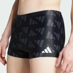 adidas Schwimmen<· Logo Graphic 2 Inch Boxer-Badehose Black / Carbon