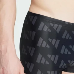 adidas Schwimmen<· Logo Graphic 2 Inch Boxer-Badehose Black / Carbon
