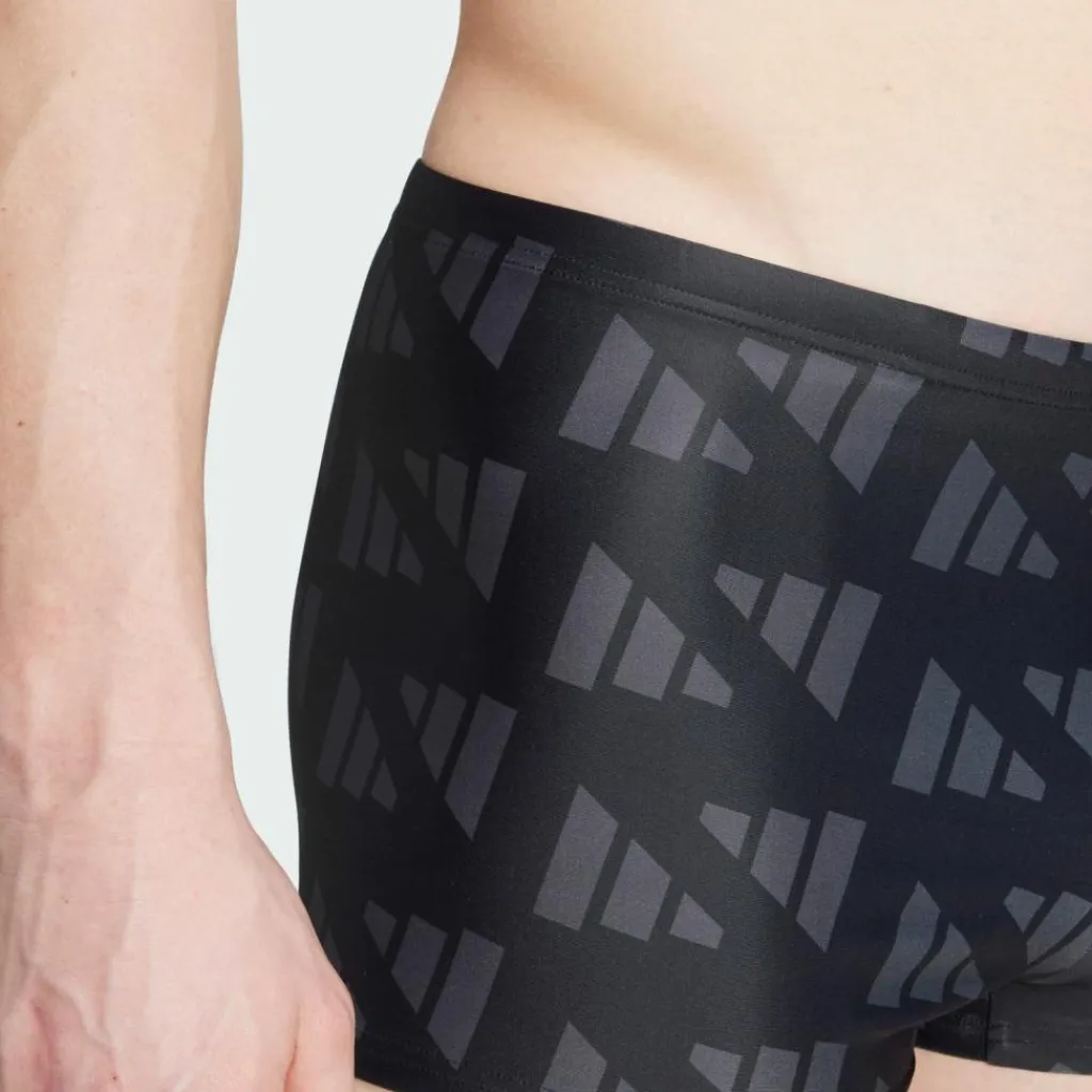 adidas Schwimmen<· Logo Graphic 2 Inch Boxer-Badehose Black / Carbon