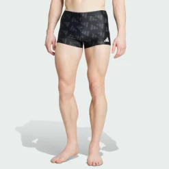 adidas Schwimmen<· Logo Graphic 2 Inch Boxer-Badehose Black / Carbon
