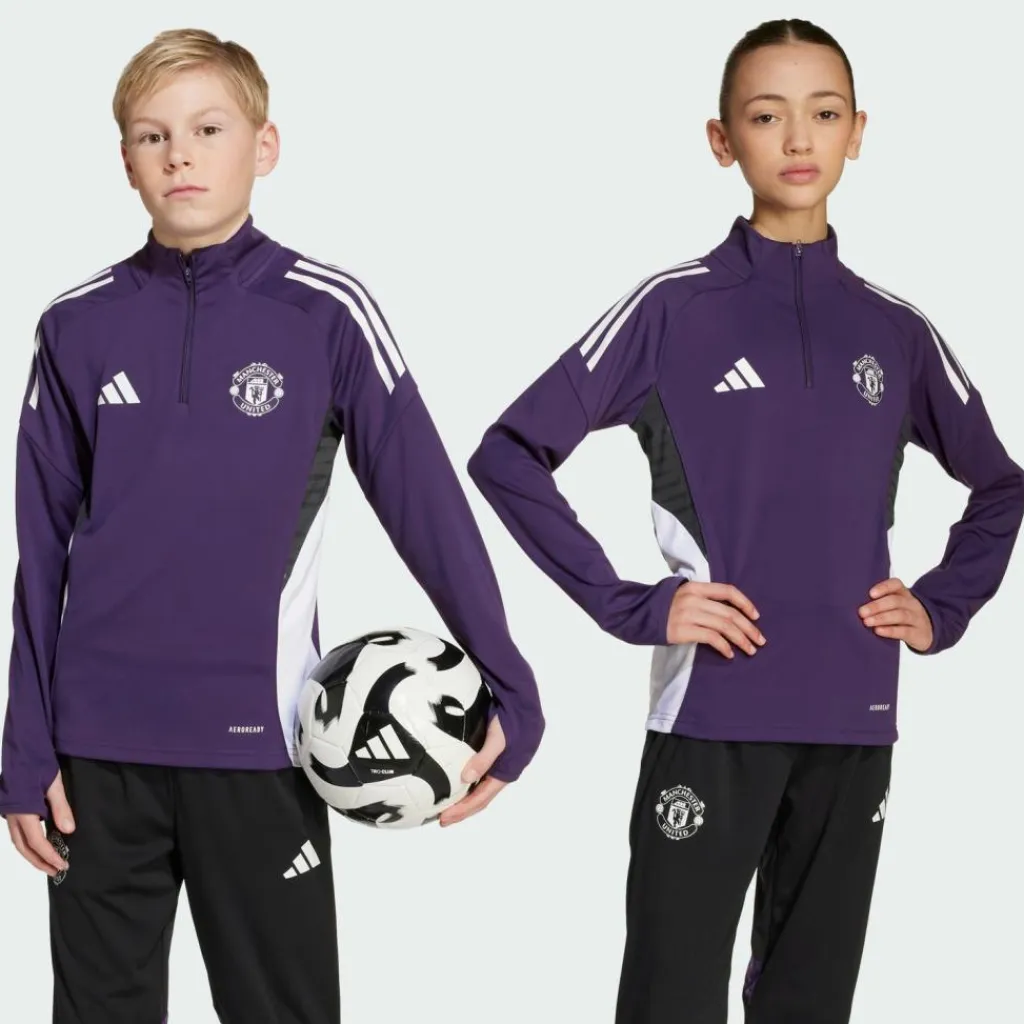 adidas Trainingsanzüge<· Manchester United Tiro 25 Competition Aurora Plum / White / Black