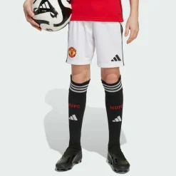 adidas Shorts<· Manchester United 25/26 Kids Heimshorts White