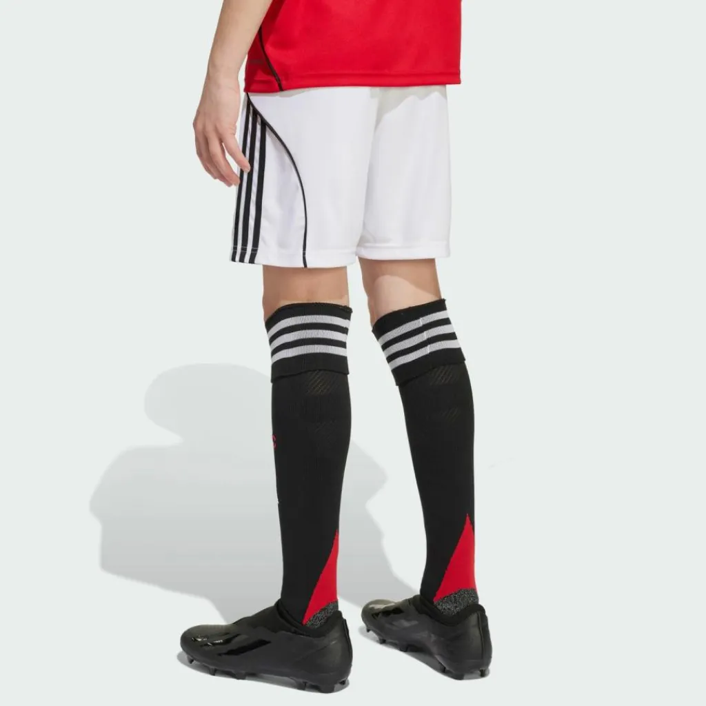 adidas Shorts<· Manchester United 25/26 Kids Heimshorts White