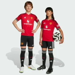 adidas Shorts<· Manchester United 25/26 Kids Heimshorts Black