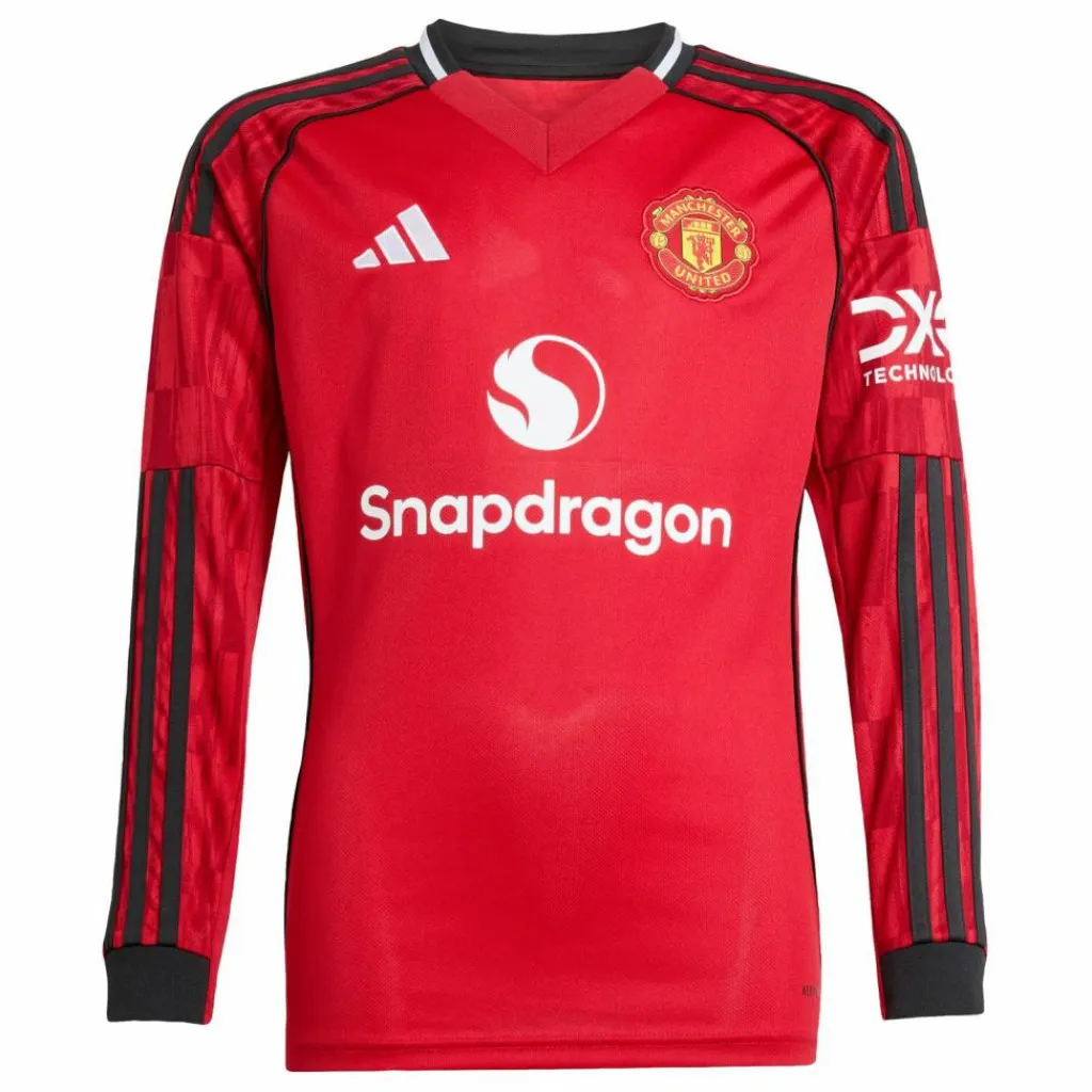 Sale · Manchester United 25/26 langärmeliges Kinder Trikots