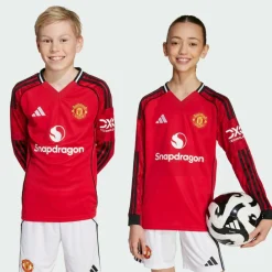 Sale · Manchester United 25/26 langärmeliges Kinder Trikots