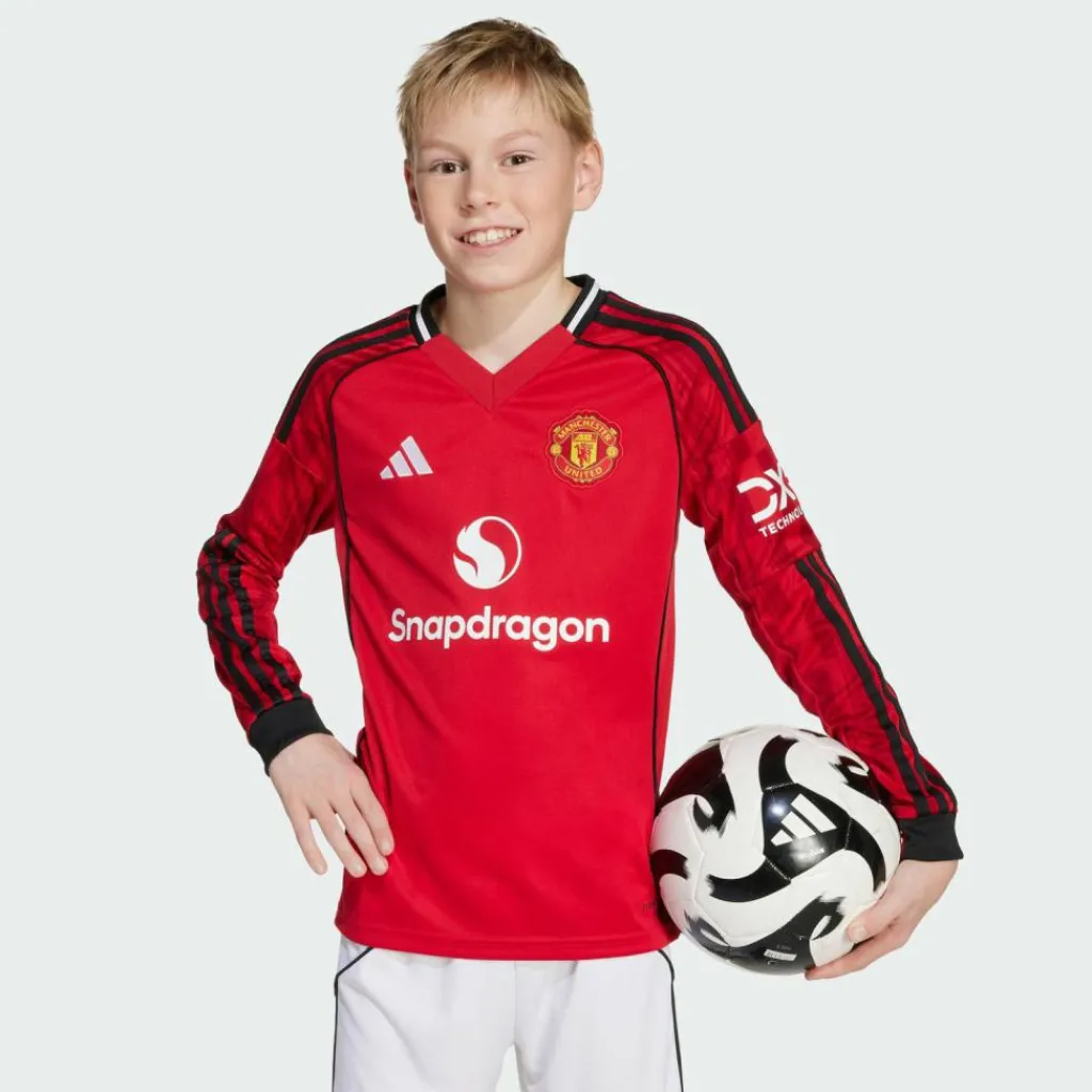 Sale · Manchester United 25/26 langärmeliges Kinder Trikots