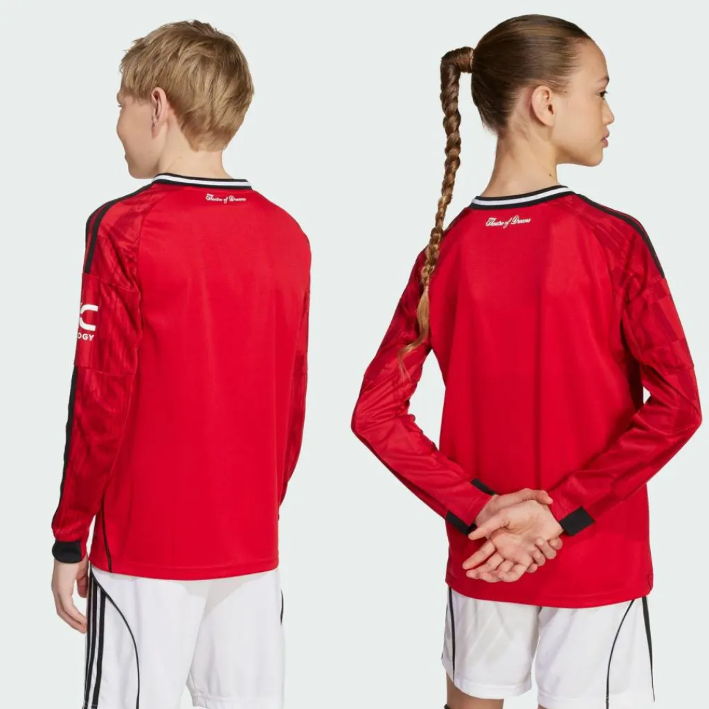 Sale · Manchester United 25/26 langärmeliges Kinder Trikots