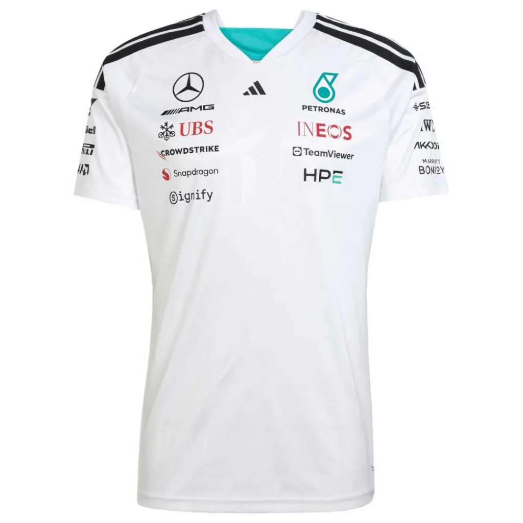 adidas Tops & Tanks<· MERCEDES - AMG PETRONAS FORMULA 1 TEAM White