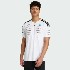 adidas Tops & Tanks<· MERCEDES - AMG PETRONAS FORMULA 1 TEAM White
