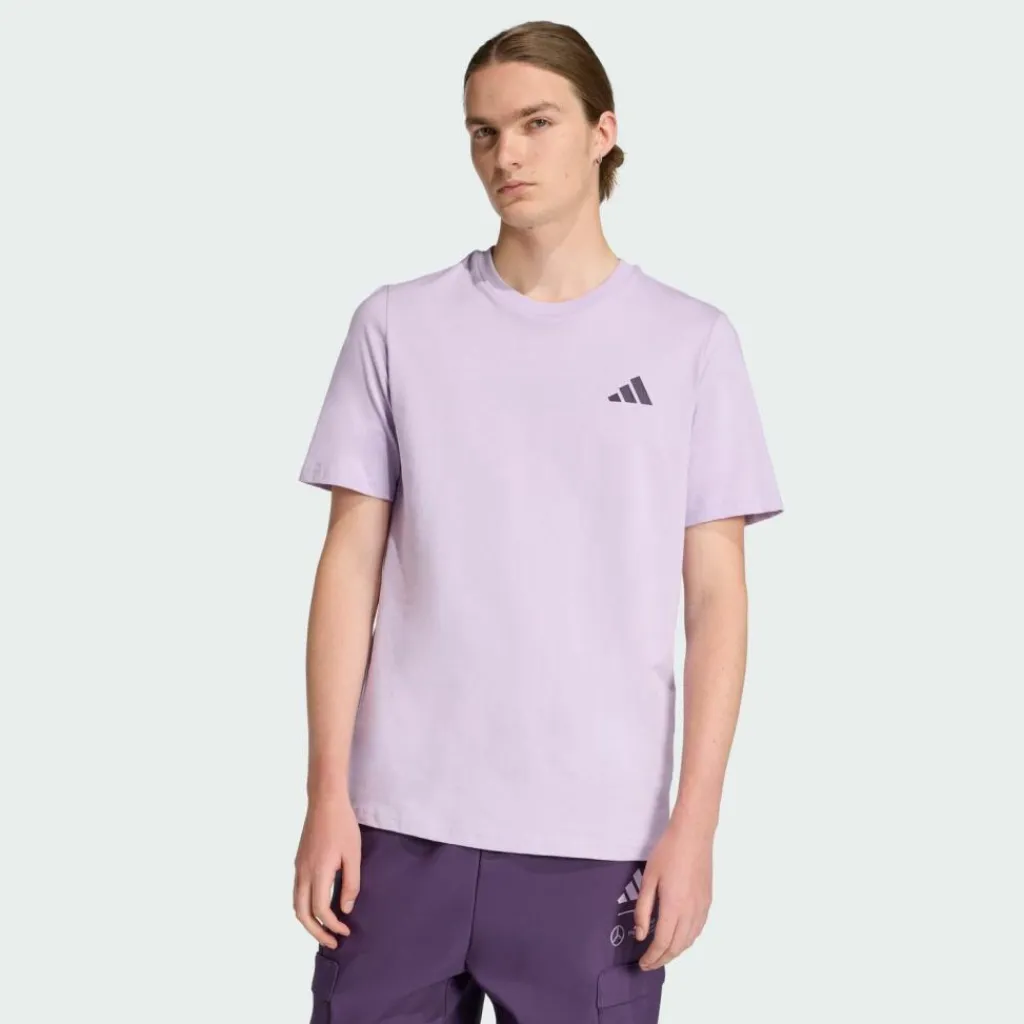 adidas Tops & Tanks<· Mercedes - AMG Petronas Formula One Powder Plum