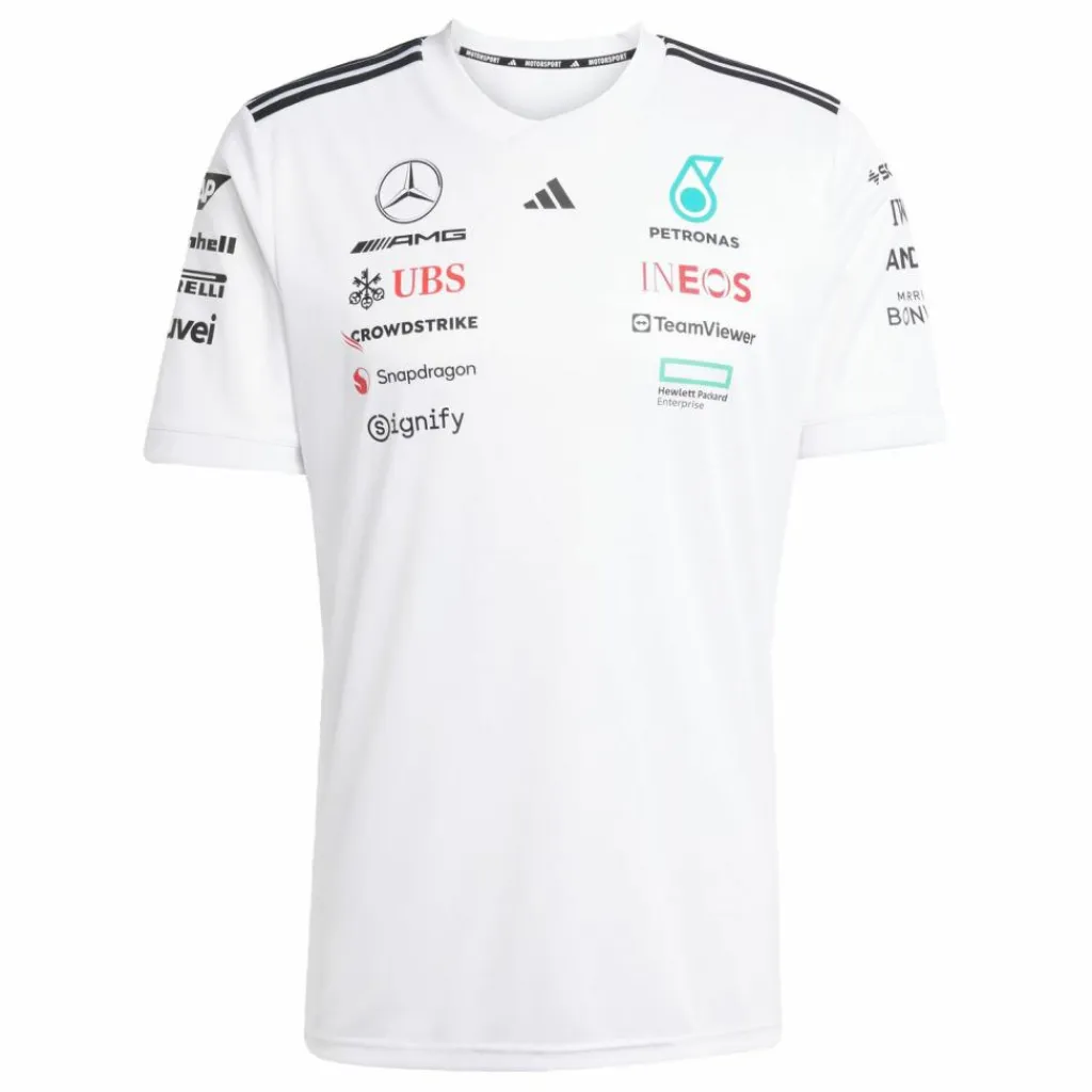 adidas Tops & Tanks<· Mercedes - AMG Petronas Formula One White / Black