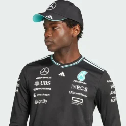 adidas Tops & Tanks<· MERCEDES - AMG PETRONAS FORMULA ONE Black / White