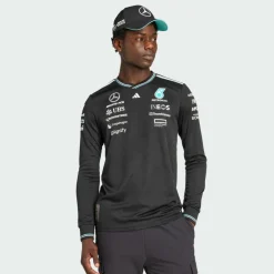 adidas Tops & Tanks<· MERCEDES - AMG PETRONAS FORMULA ONE Black / White