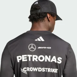 adidas Tops & Tanks<· MERCEDES - AMG PETRONAS FORMULA ONE Black / White