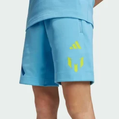 adidas Shorts<· MESSI ZNE SHORTS FÜR KINDER Semi Blue Burst / Semi Solar Yellow