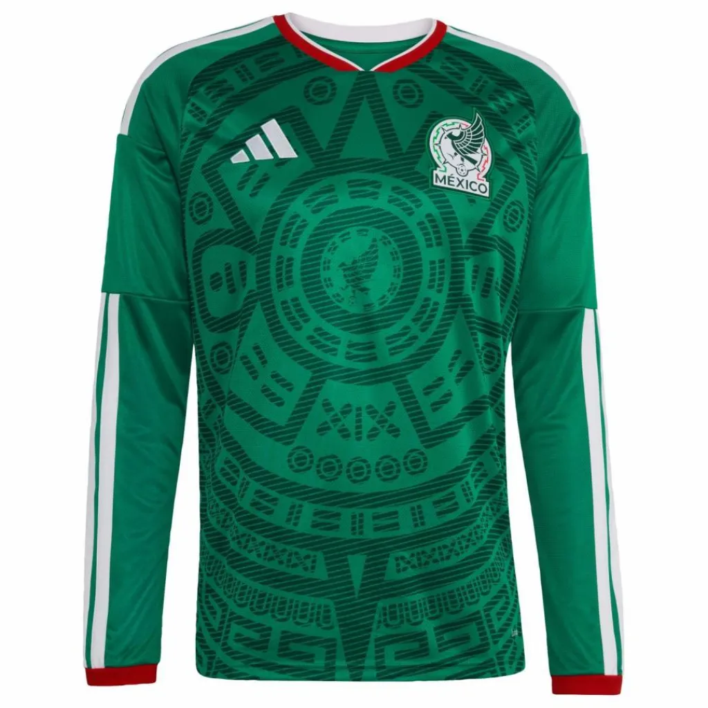 Sale · Mexiko 26 Langärmeliges Heimtrikot Herren Trikots