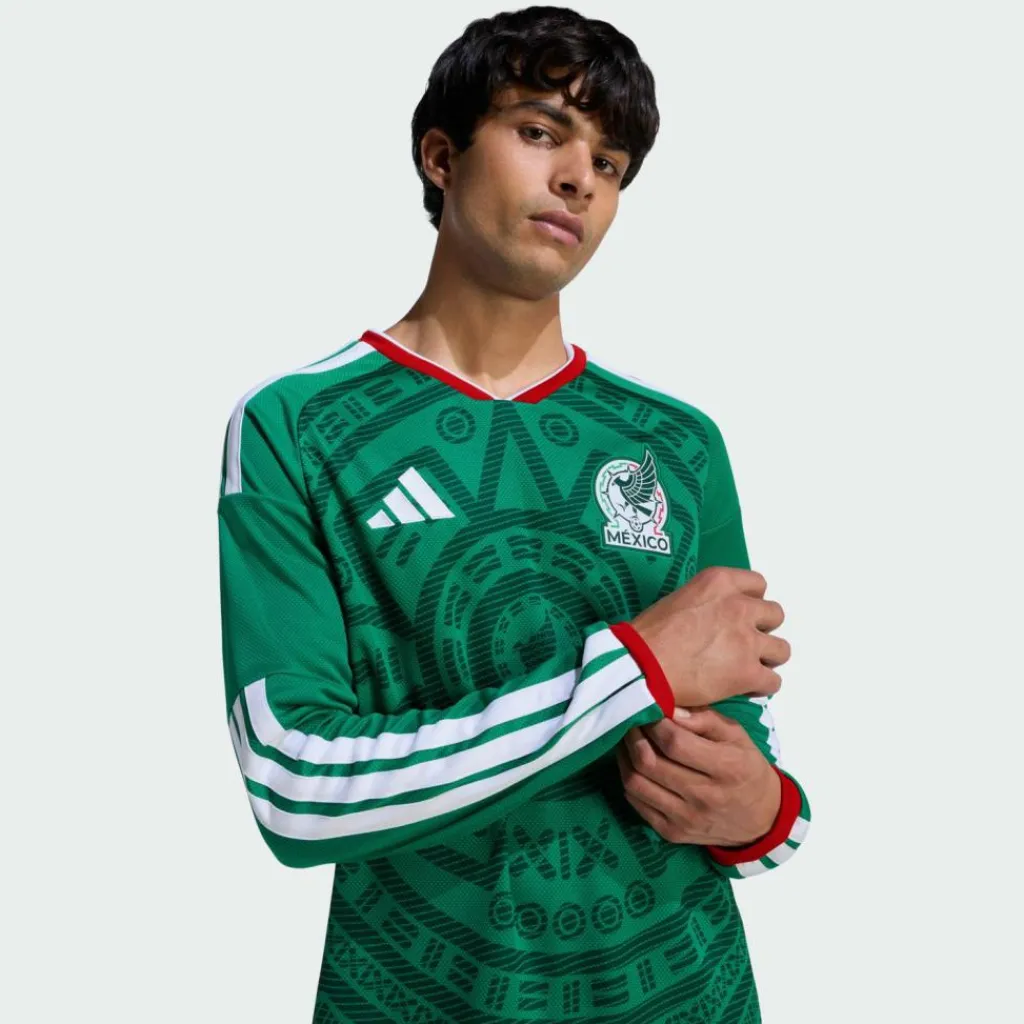 Sale · Mexiko 26 Langärmeliges Heimtrikot Herren Trikots