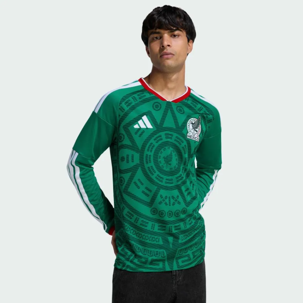 Sale · Mexiko 26 Langärmeliges Heimtrikot Herren Trikots