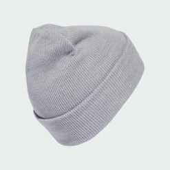 adidas Skateboarding<· New Logo Beanie Cuff Light Grey Heather / White