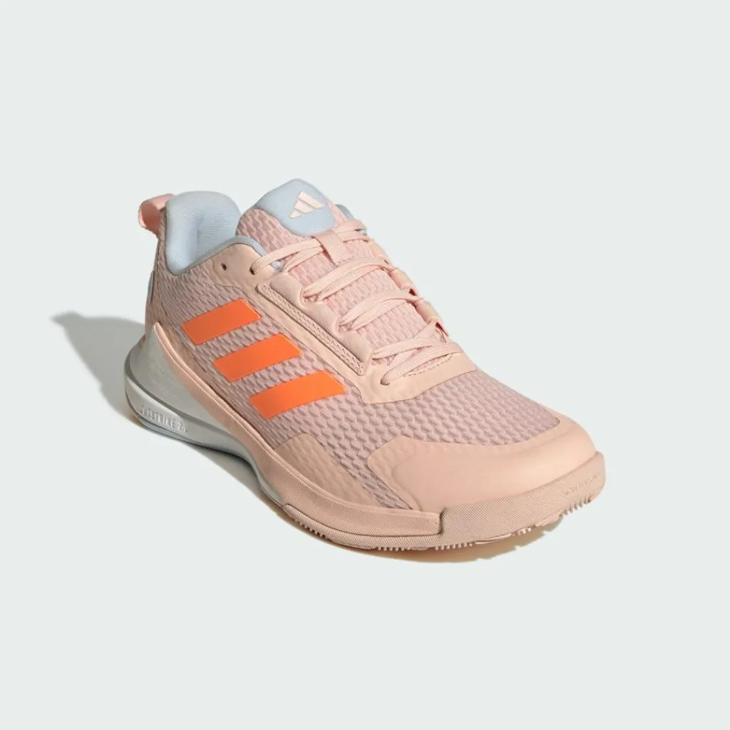 adidas Volleyball|Hallenschuhe<· Novaflight 2 Indoor Schuh Blush Pink / Lucid Orange / Cloud White