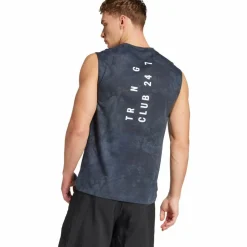 adidas Tops & Tanks<· POWER AOP aurora ink-black