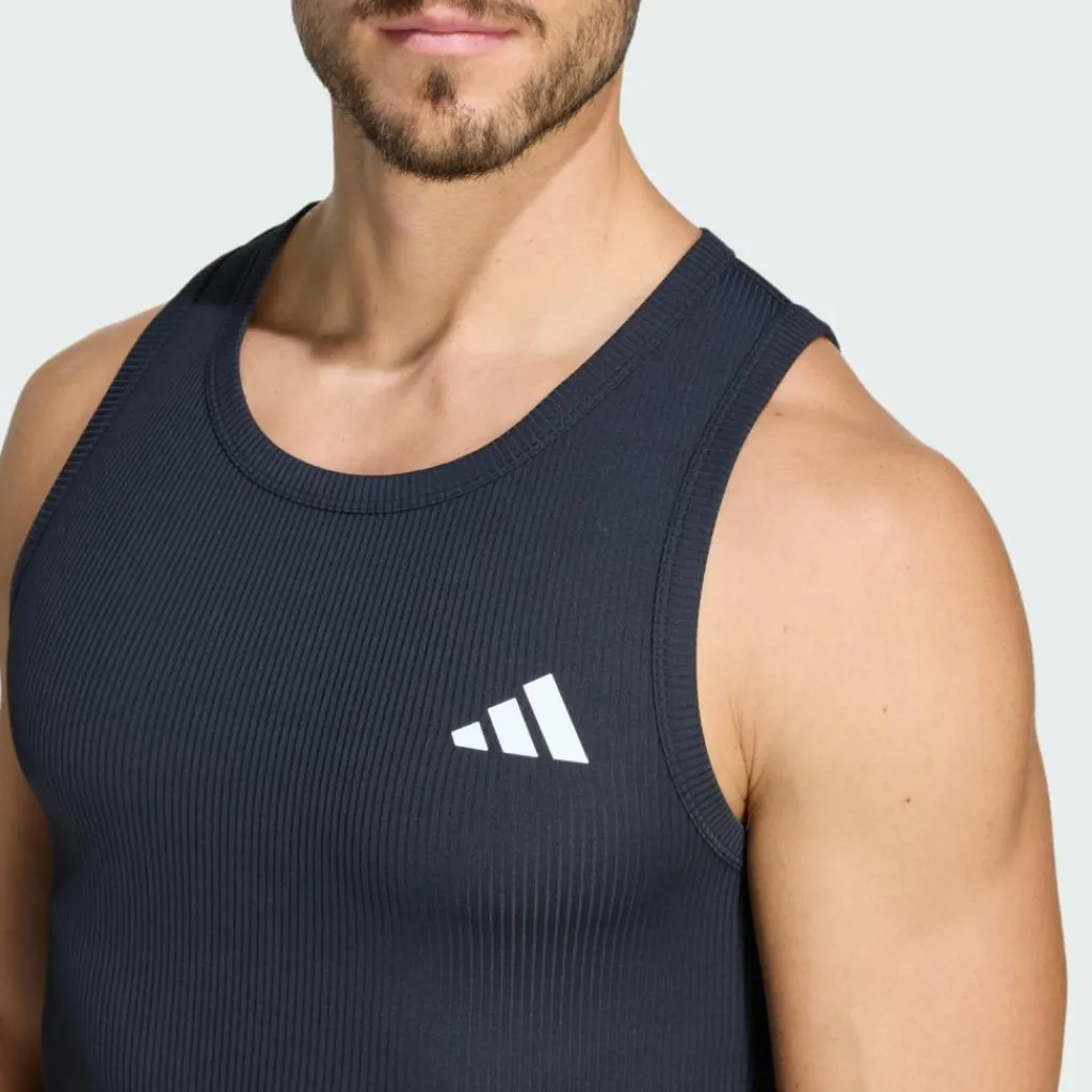 · POWER ESSENTIALS WORKOUT RIB TANKTOP Herren Tops & Tanks