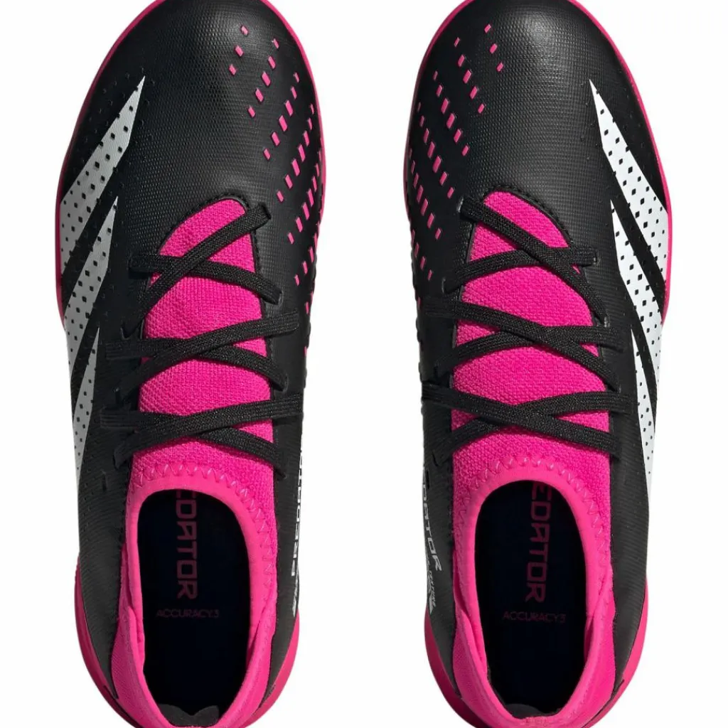 adidas Fußballschuhe<· PREDATOR ACCURACY.3 TF J core black-ftwr white-team shock pink