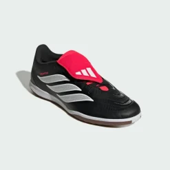 adidas Fußballschuhe|Hallenschuhe<· PREDATOR CLUB Sala Fold-Over Tongue Core Black / Cloud White / Lucid Red