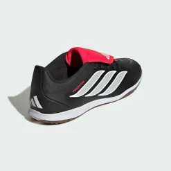 adidas Fußballschuhe|Hallenschuhe<· PREDATOR CLUB Sala Fold-Over Tongue Core Black / Cloud White / Lucid Red