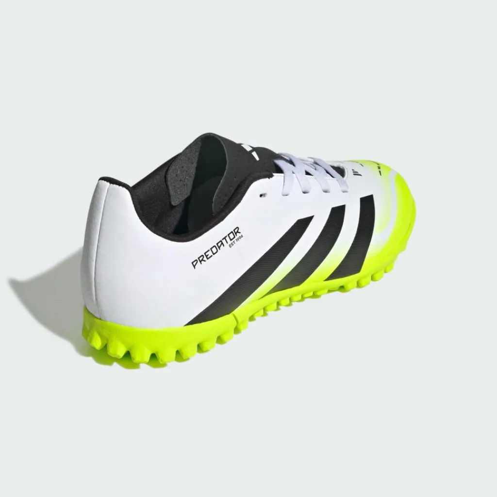 adidas Fußballschuhe<· Predator Club Kids Fußballschuh, Cloud White / Core Black / Lucid Lemon