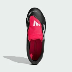 adidas Fußballschuhe<· PREDATOR CLUB Fold-Over Tongue Firm Core Black / Cloud White / Lucid Red