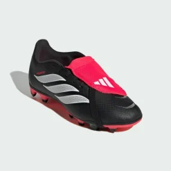adidas Fußballschuhe<· PREDATOR CLUB Fold-Over Tongue Firm Core Black / Cloud White / Lucid Red