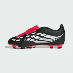 adidas Fußballschuhe<· PREDATOR CLUB Fold-Over Tongue Firm Core Black / Cloud White / Lucid Red