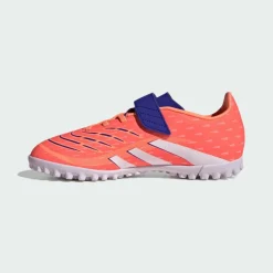adidas Fußballschuhe<· Predator Club Kids Fußballschuh, Signal Coral / Cloud White / Beam Orange