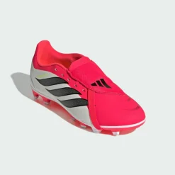 adidas Fußballschuhe<· PREDATOR CLUB Fold-Over Tongue Firm Lucid Red / Core Black / Cloud White