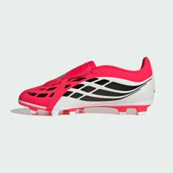 adidas Fußballschuhe<· PREDATOR CLUB Fold-Over Tongue Firm Lucid Red / Core Black / Cloud White