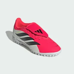 adidas Fußballschuhe<· PREDATOR CLUB Fold-Over Tongue Turf Lucid Red / Core Black / Cloud White