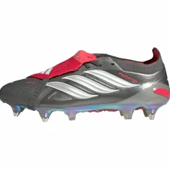 adidas Fußballschuhe|Fußballschuhe<· PREDATOR ELITE Fußballschuh mit Iron Metallic / Cloud White / Lucid Red