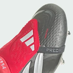 adidas Fußballschuhe|Fußballschuhe<· PREDATOR ELITE Fußballschuh mit Iron Metallic / Cloud White / Lucid Red